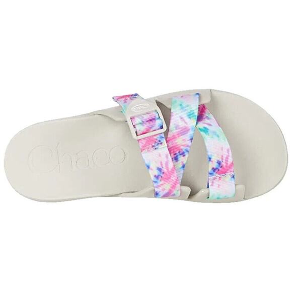 NEW Chaco Chillos Slide Light Tie Dye Comfort Slip On Sandal Slide Women's 9 - Picture 1 of 11